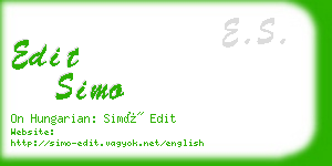 edit simo business card